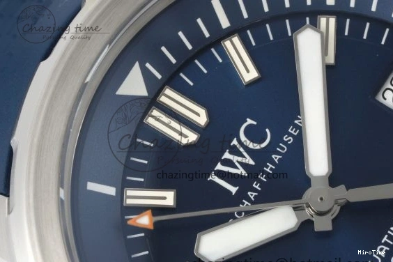 MIROTIME 0416 WellDesigned Aquatimer Automatic SS RSF 1:1 Best Edition Blue Dial on Blue Rubber Strap A 7057